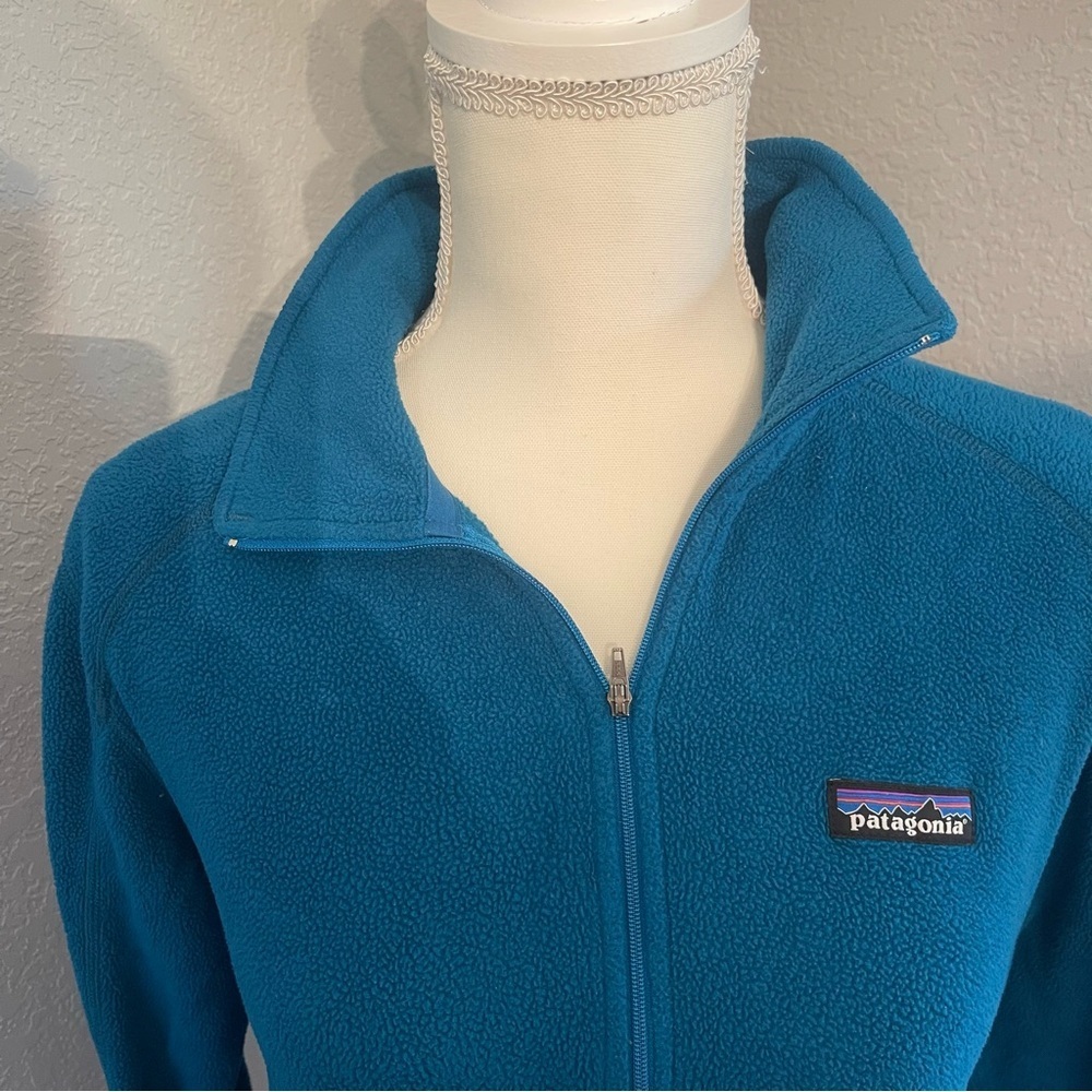 Patagonia Women's Micro D® 1/4-Zip Fleece Teal Size Small - Picture 4 of 6